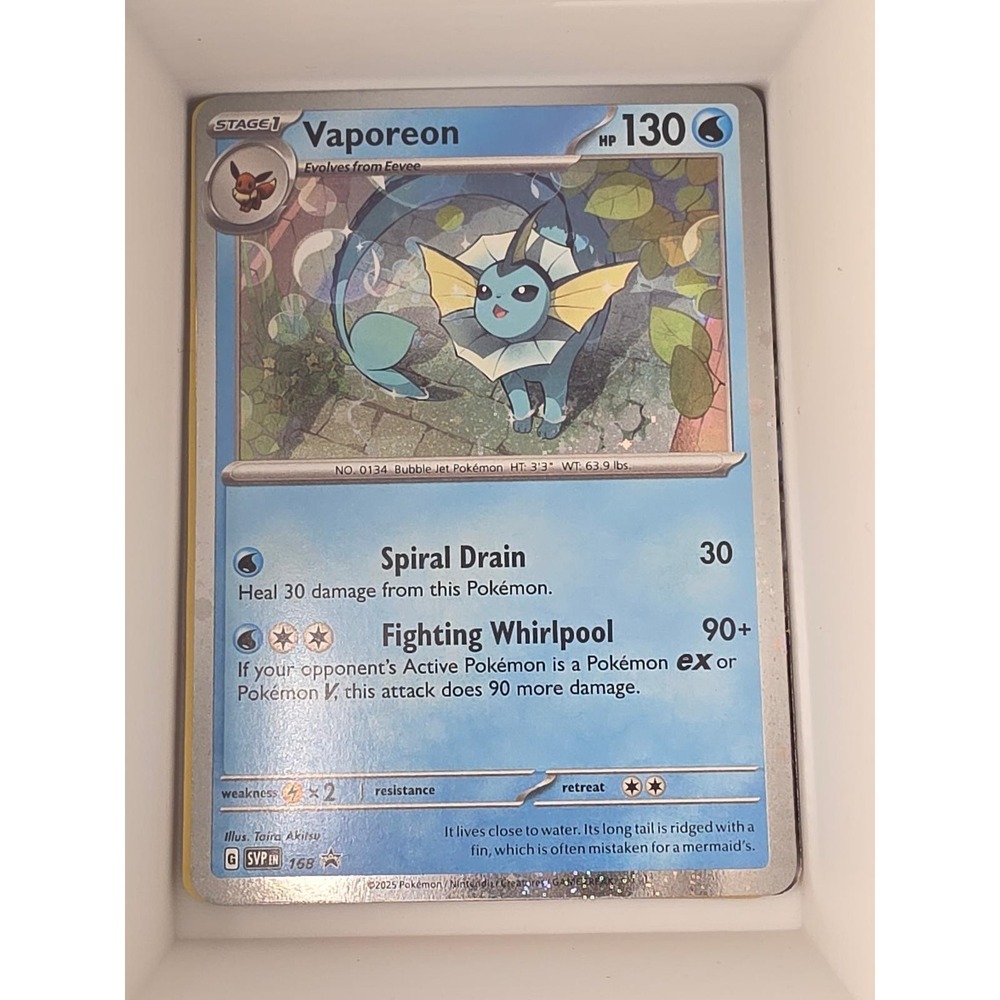 Vaporeon (Cosmos Holo) 168 Holo Promo Scarlet & Violet Promo Pokemon Holo NM